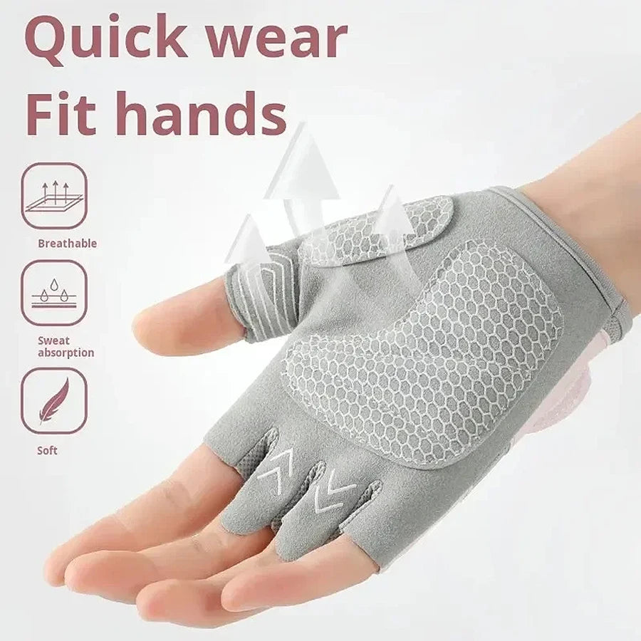 Fitness gloves, women's kettlebells, horizontal bars, rolling iron, lightweight, anti slip sports, anti cocoon riding equipment,
