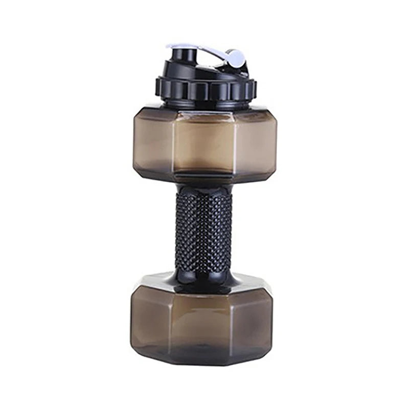 2.2L Dumbbell Shaped Kettle Sport Water Bottle Fitness Cycling Water Bottle Creative Summer Water Drinks Bottle