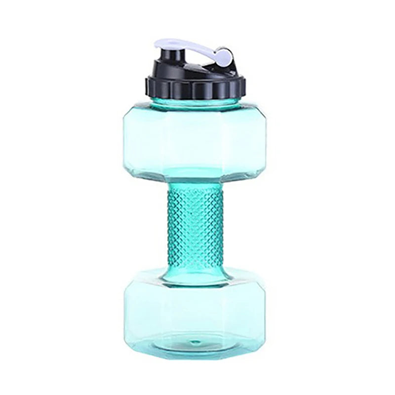 2.2L Dumbbell Shaped Kettle Sport Water Bottle Fitness Cycling Water Bottle Creative Summer Water Drinks Bottle