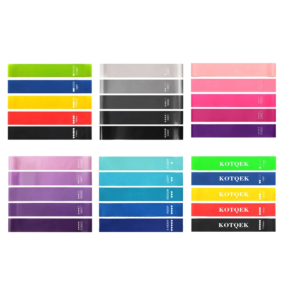 Fitness Elastic Resistance Bands Home Pilates Gym yoga resistance Bands Stretching Training Crossfit Sport Workout Equipment