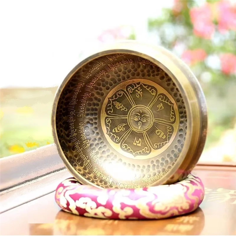 HOES-Fo Yin Bowl Yoga Buddha's Sound Bowl Suitable For Buddhist Meditation Sound Therapy