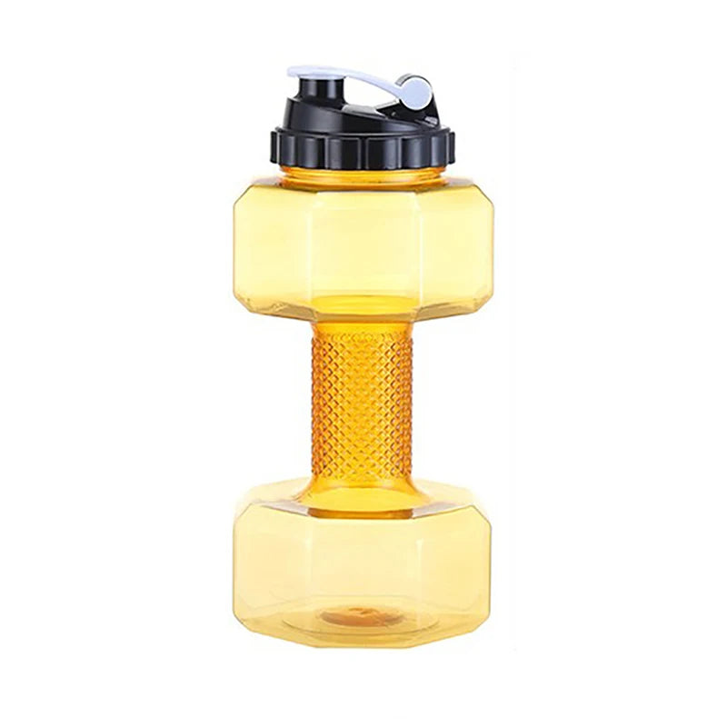 2.2L Dumbbell Shaped Kettle Sport Water Bottle Fitness Cycling Water Bottle Creative Summer Water Drinks Bottle