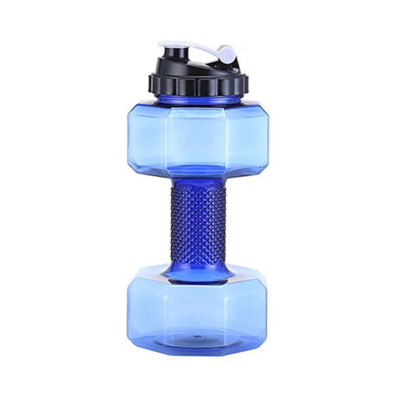 2.2L Dumbbell Shaped Kettle Sport Water Bottle Fitness Cycling Water Bottle Creative Summer Water Drinks Bottle