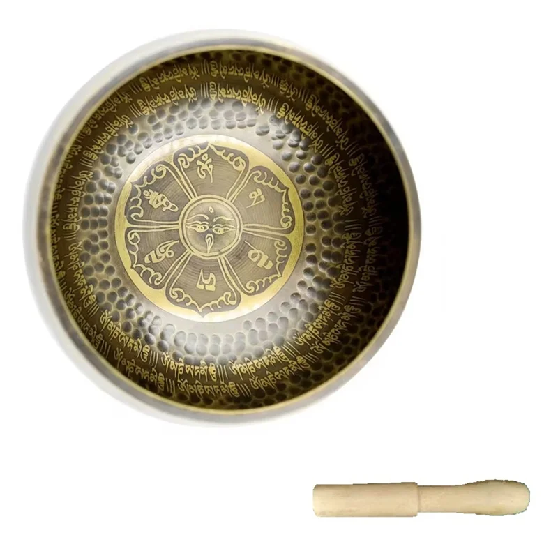 HOES-Fo Yin Bowl Yoga Buddha's Sound Bowl Suitable For Buddhist Meditation Sound Therapy