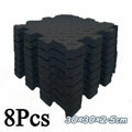 8-Piece Interlocking Gym Mat 2.5cm Thick Non-slip Shock-absorbing Washable Yoga Mat Suitable for Gyms Living Rooms Garages Etc
