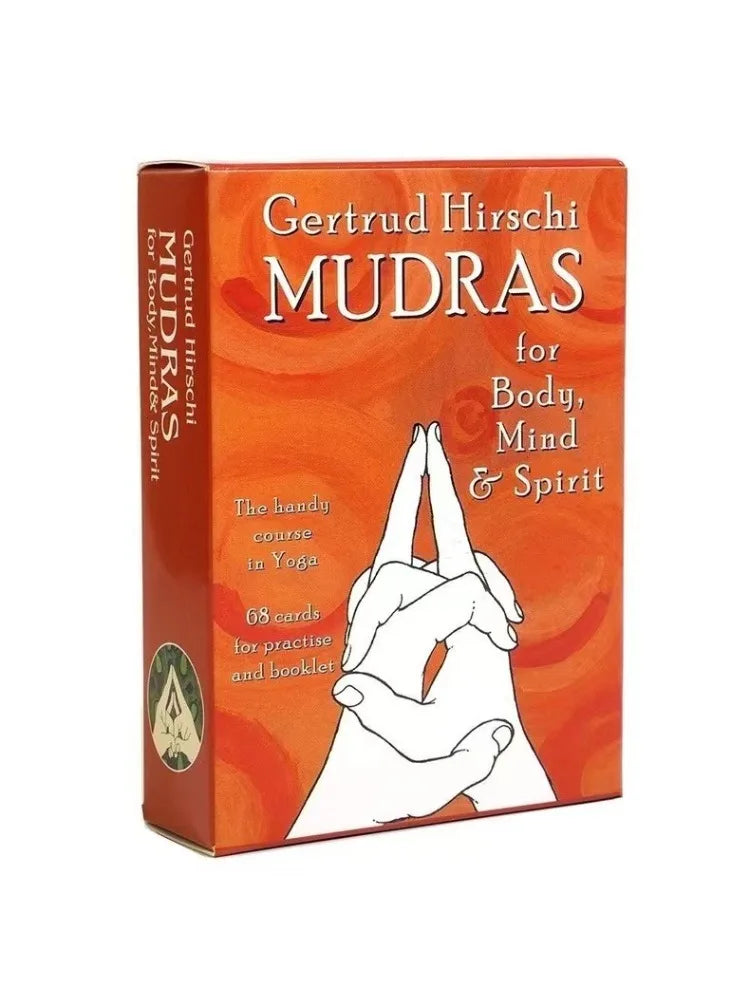 HOT!!! Mudras for body mind and spirit The Handy Course In Yoga With 68 Cards For Practice Cards Tarot Oracle Card Deck