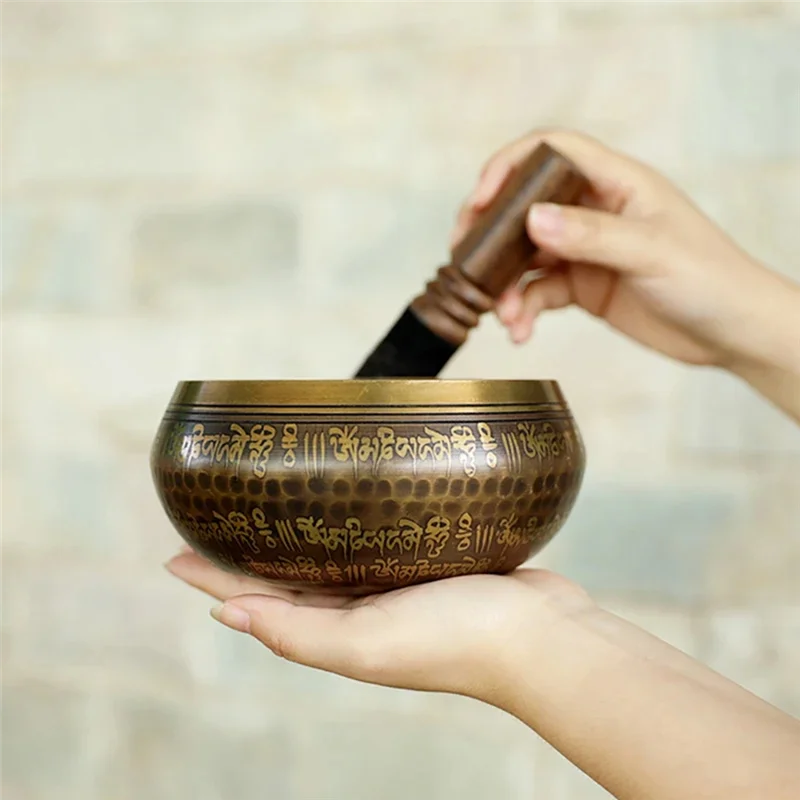 HOES-Fo Yin Bowl Yoga Buddha's Sound Bowl Suitable For Buddhist Meditation Sound Therapy